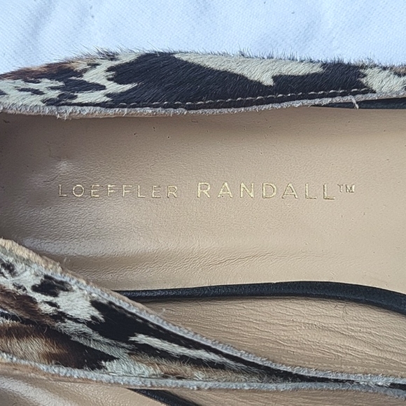Ladies Loeffler Randall calf skin flats, pointed toes, sz 6.5 - Picture 6 of 10
